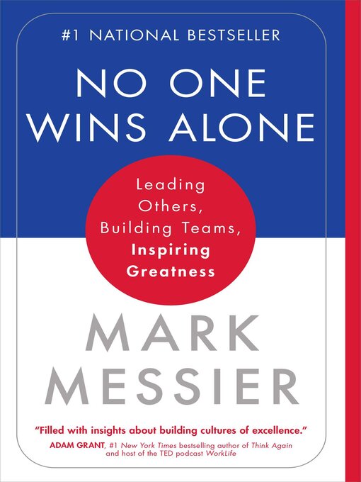 Title details for No One Wins Alone by Mark Messier - Wait list
